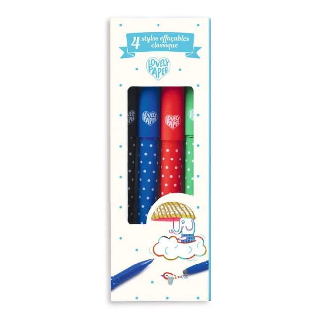 Rubbing pens classic colors 4 pcs.