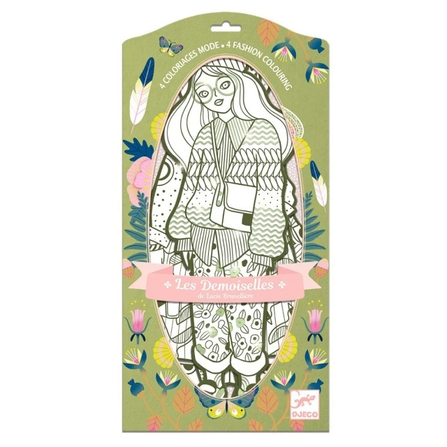 Bowie and Friends Coloring Paper Dolls
