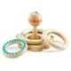 Game for baby put the ring wood