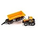 Играчка трактор JCB 8250 с 3-осен самосвал