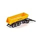 Играчка трактор JCB 8250 с 3-осен самосвал