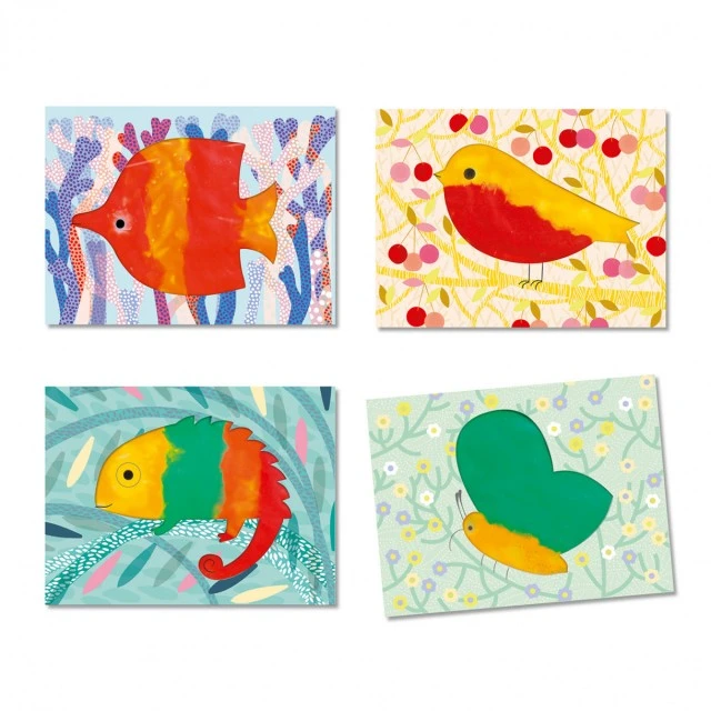 Coloring with animal patterns