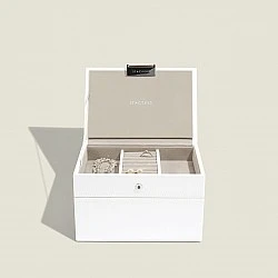 Mini jewelry box 2pcs. Color white