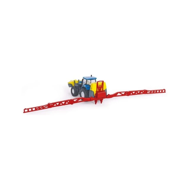 New holland toy tractor with kverneland spreader