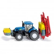 New holland toy tractor with kverneland spreader