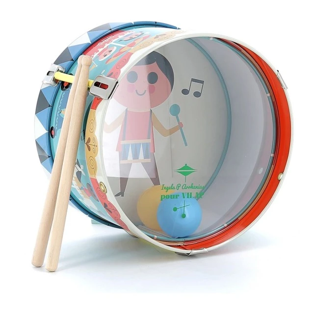 Toy metal drum