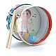 Toy metal drum