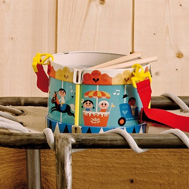 Toy metal drum