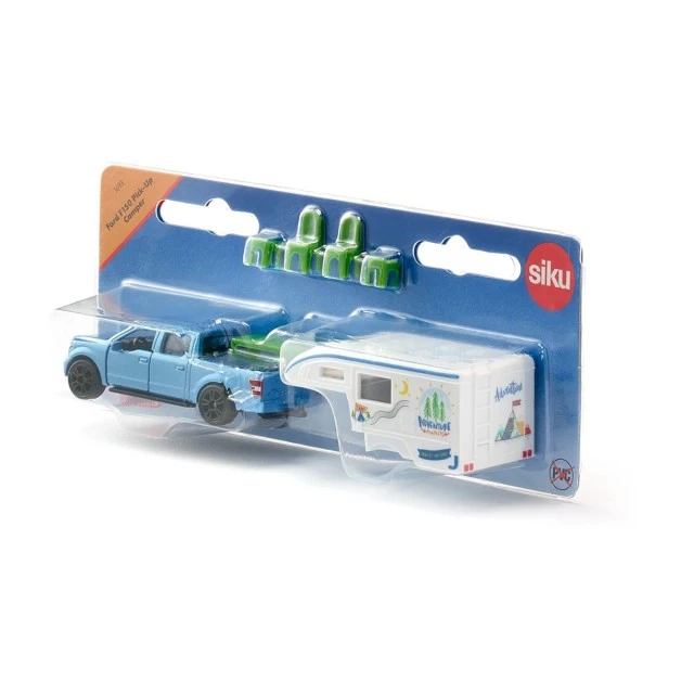Toy Ford F150 pickup and camper
