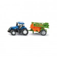New Holland toy tractor with field sprayer