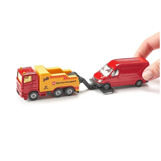 Roadside assistance truck and siku bus