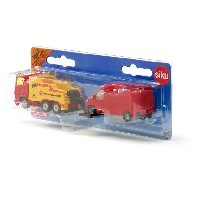 Roadside assistance truck and siku bus
