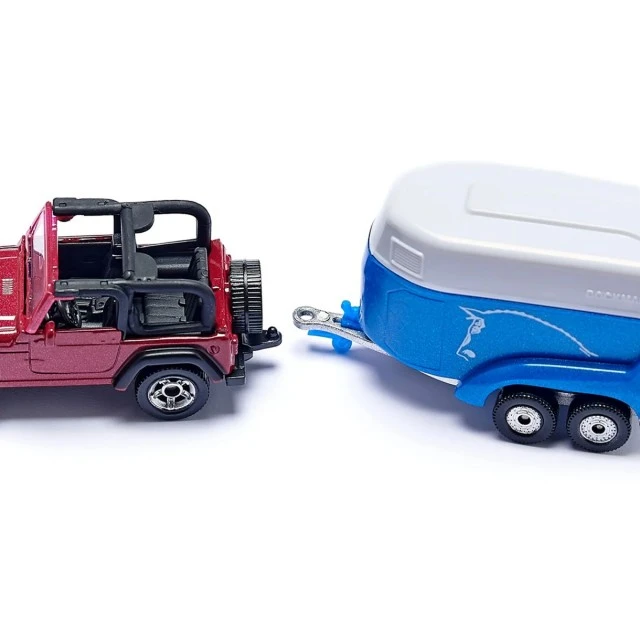 Toy jeep with horse trailer