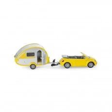 Car with caravan set