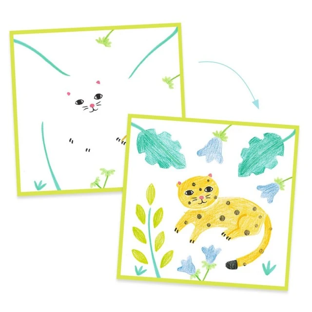 Animal pattern coloring pages