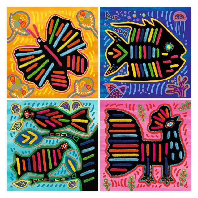 Make paintings with chenille wire