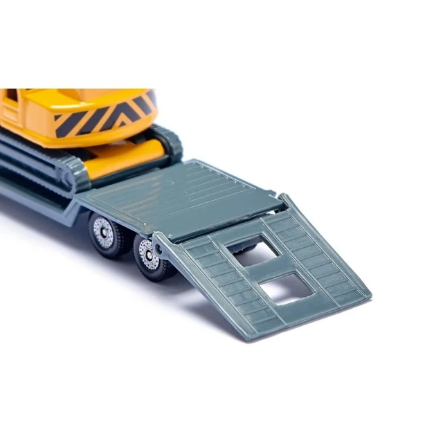 Platform truck and excavator