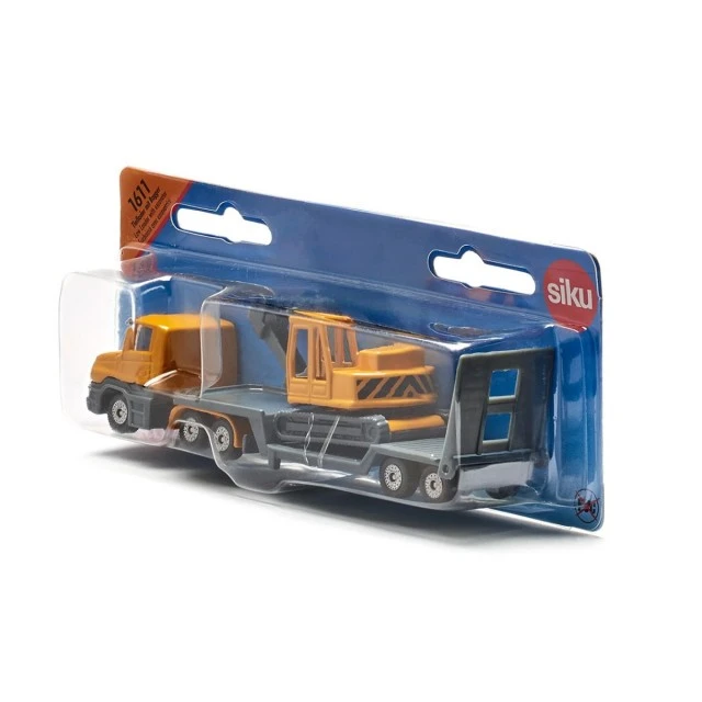 Platform truck and excavator