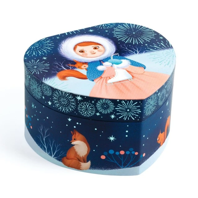 Music box figure skater