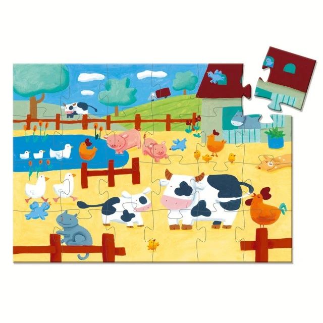 Puzzle the cows on the farm