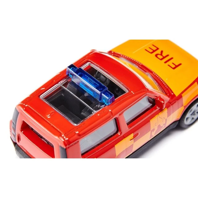 Toy fire service jeep Land Rover Defender