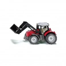 Massey Ferguson tractor toy with front loader