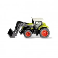 Играчка трактор Claas Axion с челен товарач