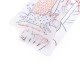Silicone coloring set with 5 markers