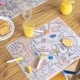 Silicone coloring set with 5 markers