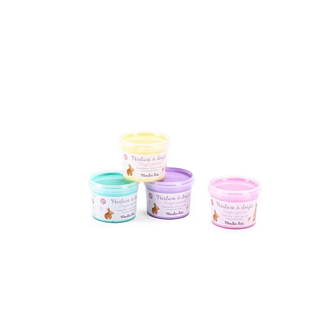 Finger paint cute colors 4 colors