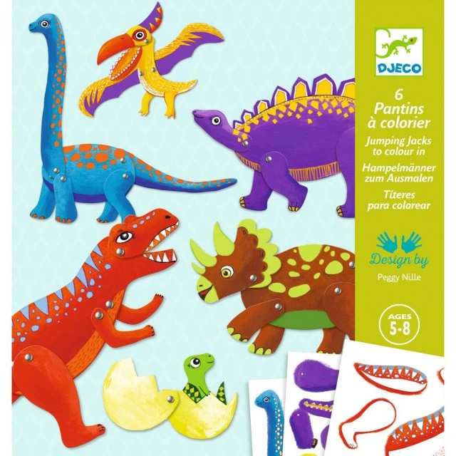 Children’s game workshop for dinos dolls