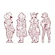 Fyodora and friends coloring paper dolls
