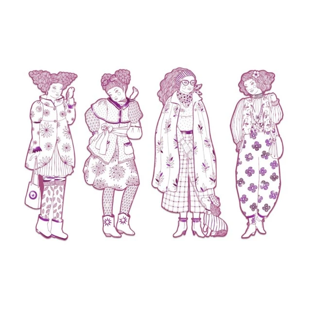 Rosemary and Friends Coloring Paper Dolls