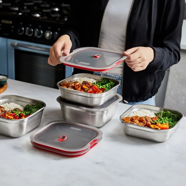 Квадратна кутия за храна Meal Prep размер L