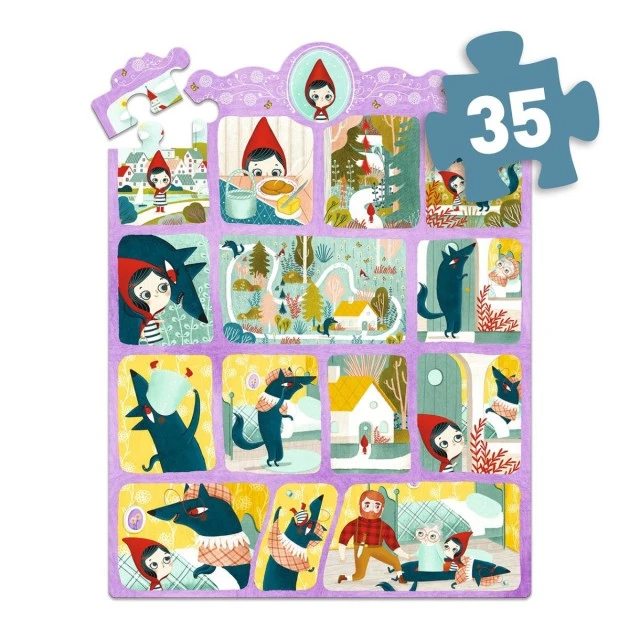 Little Red Riding Hood puzzle 35 pieces