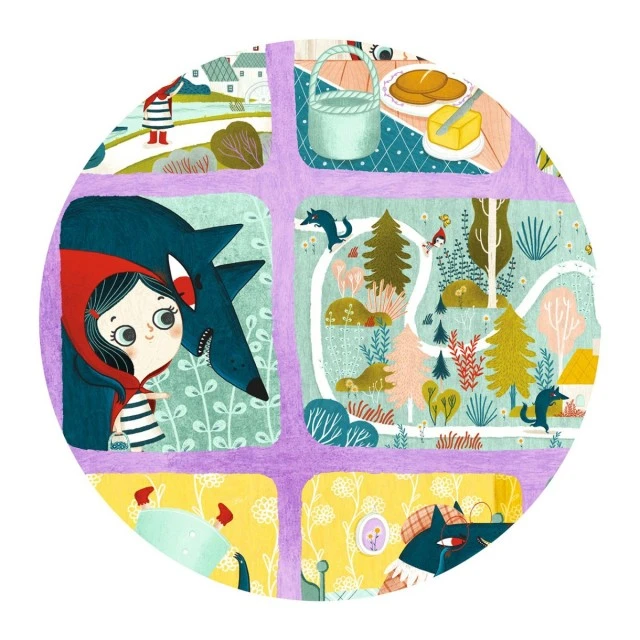 Little Red Riding Hood puzzle 35 pieces