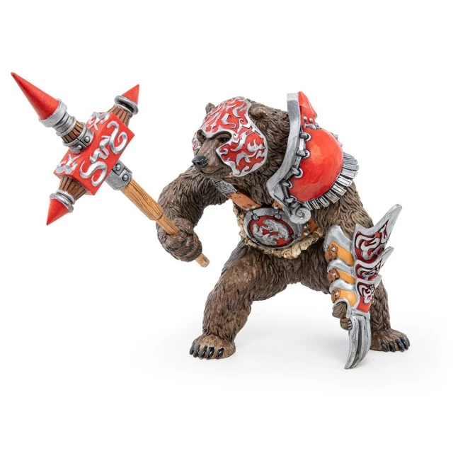 Gorilla bear warrior figurine