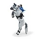 Jockey figurine with horse Penelope and Maylord