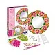 Make a mirror flower with diamond crystals