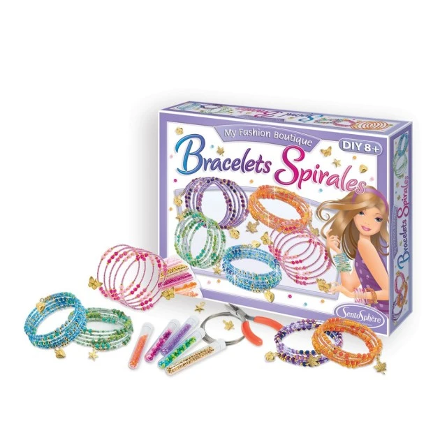 Atelier made beaded spiral bracelets