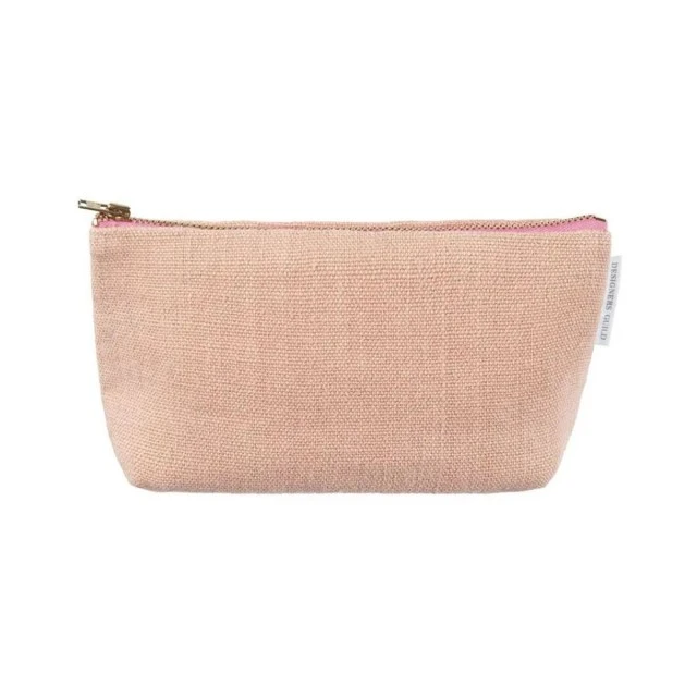Brera lino cosmetic bag 21 cm Color light pink