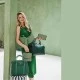 Чанта Felice 33,5см 28см Цвят зелено