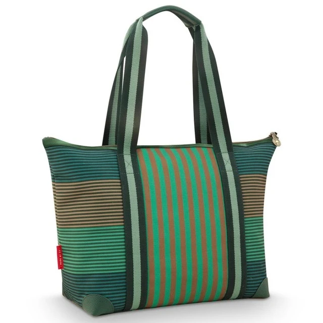 Чанта Tilda Tote 47см 37см Цвят зелено