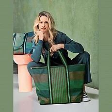 Чанта Tilda Tote 66см 44см Цвят зелено