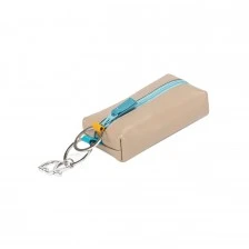 Coin purse with key ring Color: Sardinia