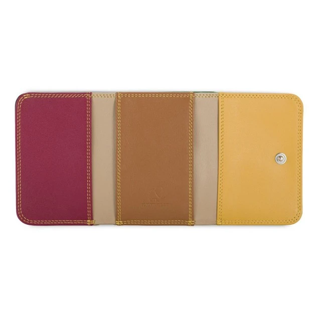 Mini tri-fold wallet Forest color