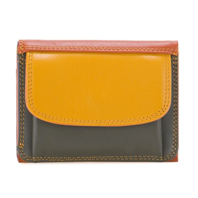 Mini tri-fold wallet Onion color