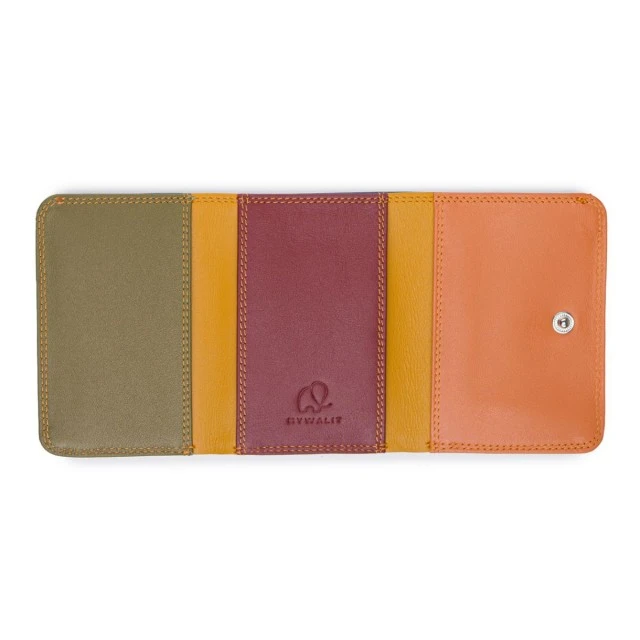 Mini tri-fold wallet Onion color