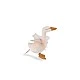 Cream swan rattle