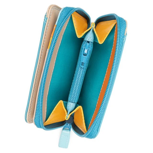 Small Zip Wallet Sardinia Color